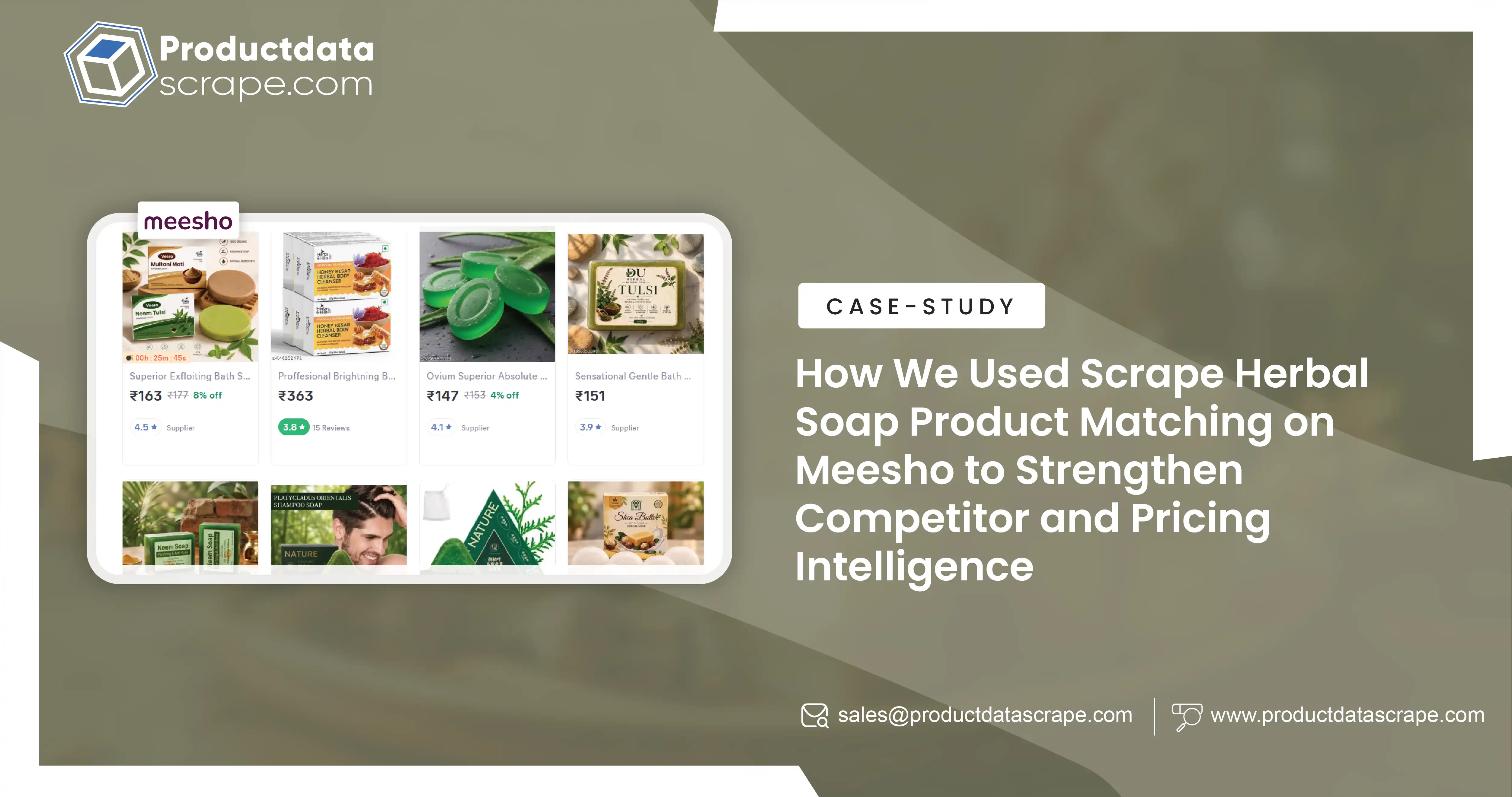How We Used Scrape Herbal Soap Product Matching on Meesho to Strengthen Competitor and Pricing Intelligence